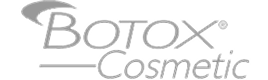 Botox Cosmetic logo design in grayscale.